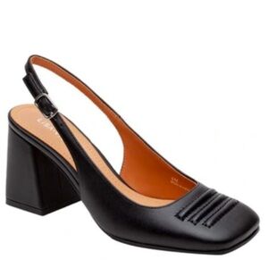 Lisa* Vicky Liberty Black Women's Slingback Heels